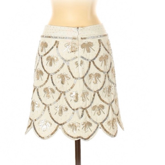 Moon Ivory Formal Skirt with Bowties NWT - Picture 2 of 4